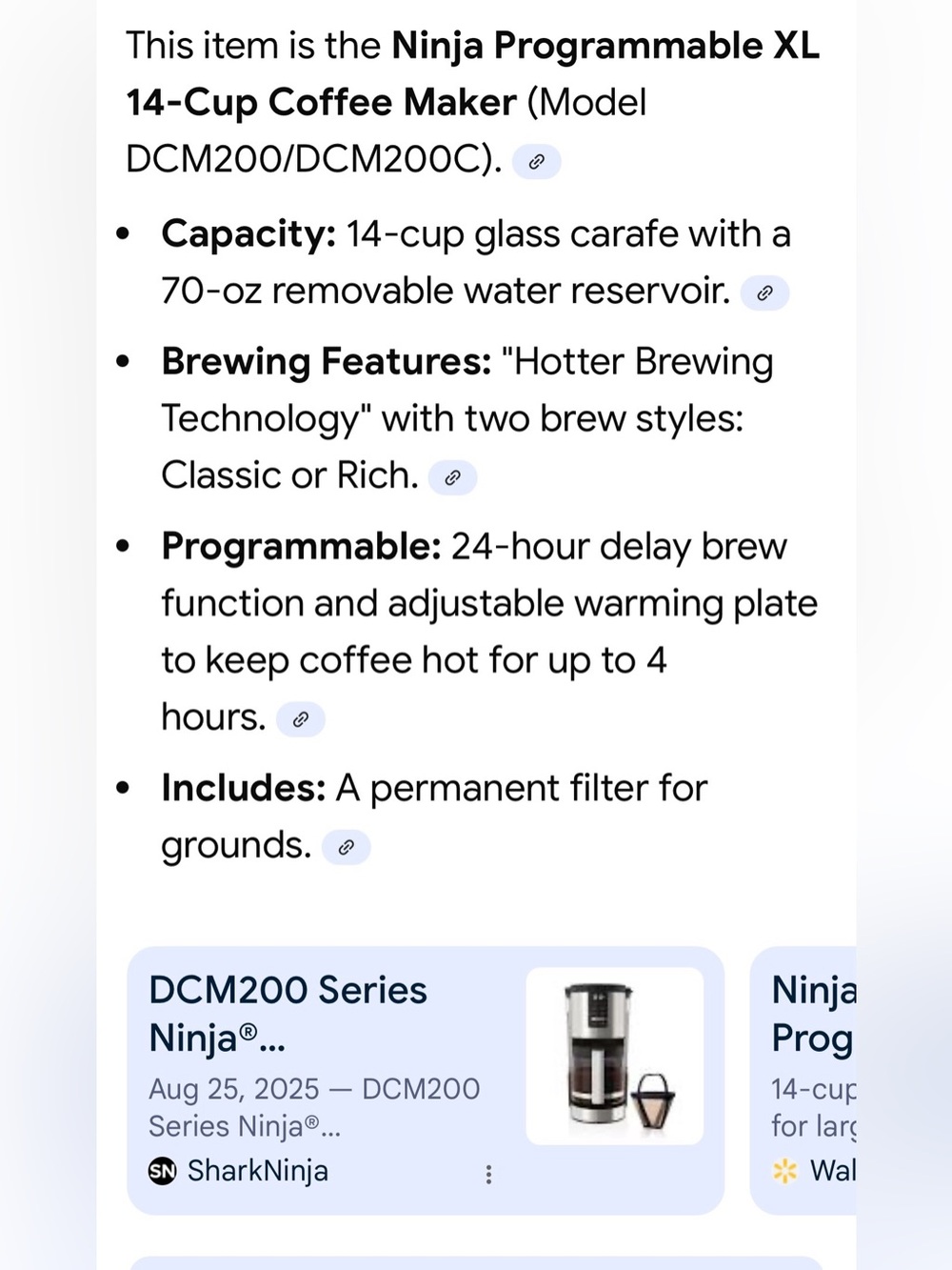 #2017** Ninja Progmmable XL 14 -Cup Coffee Maker. - Picture 9 of 15